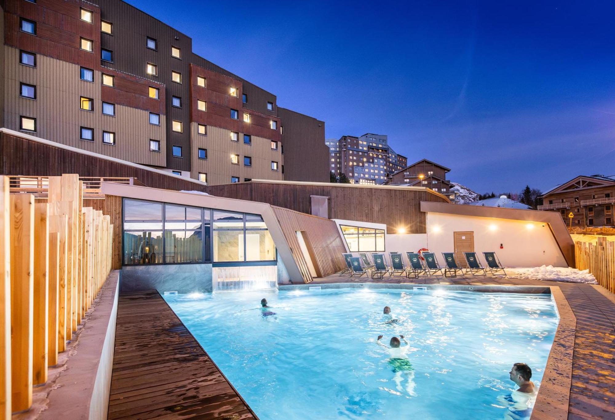 Hotel Club Mmv Les Bergers **** Alpe d'Huez Zewnętrze zdjęcie